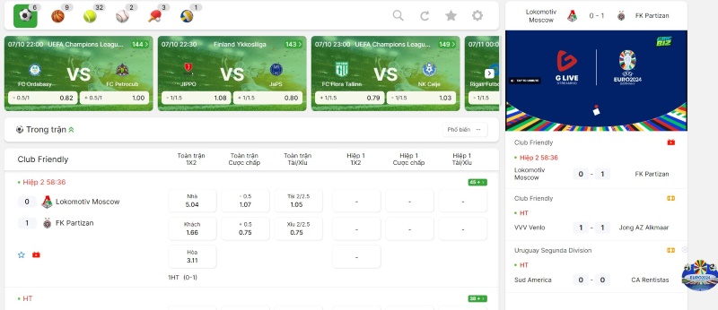 Thể Thao OK9 – Nền Tảng Cá Cược Thể Thao Uy Tín 2025 4 Cá cược bóng đá hấp dẫn