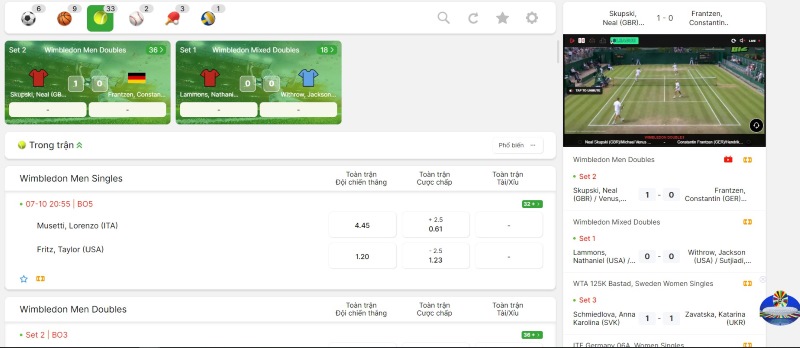 Thể Thao OK9 – Nền Tảng Cá Cược Thể Thao Uy Tín 2025 5 Cược Tennis